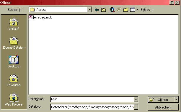 Datenbankname